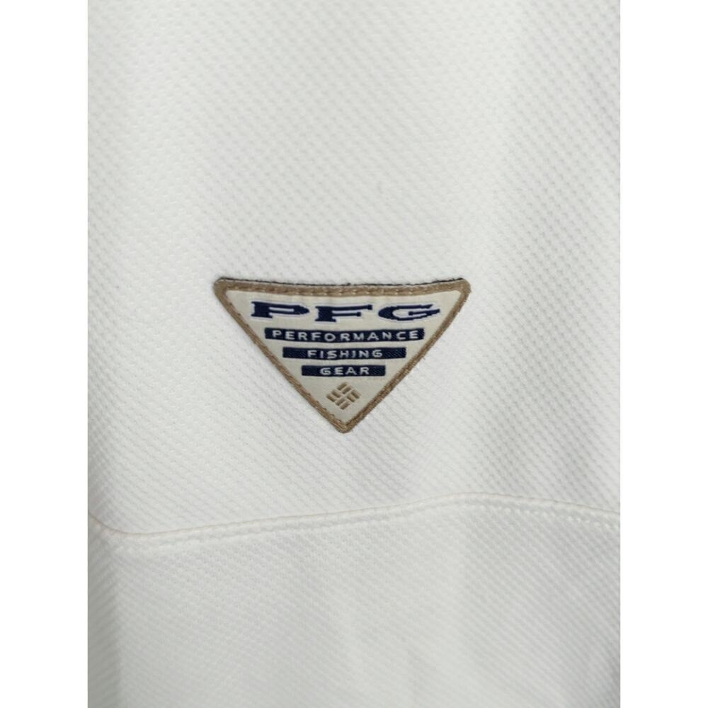 Columbia PFG Alabama Men's White Polo Shirt XL Casual Outdoor - Picture 5 of 9